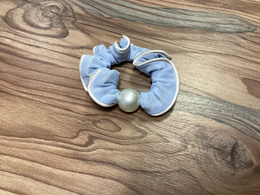 Blue Pearl Scrunchie
