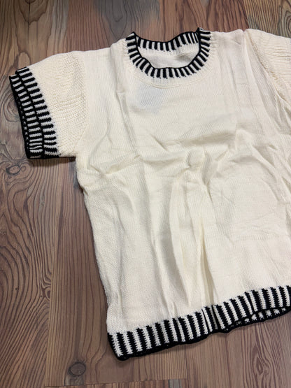 Beige Ruffle Short Sleeve