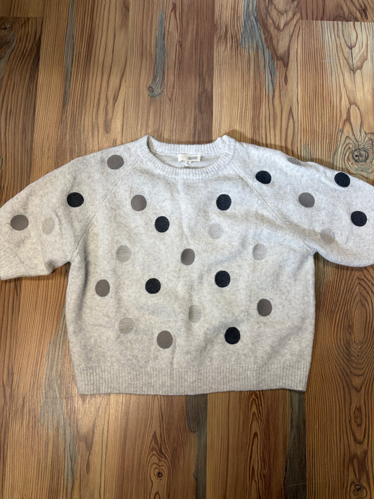Grey Polka Dot Sweater