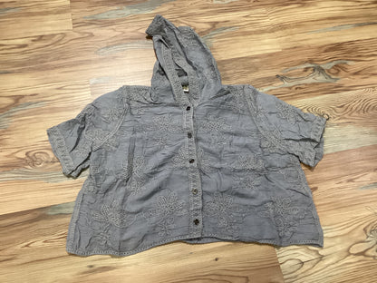 Grey Lace Hoodie