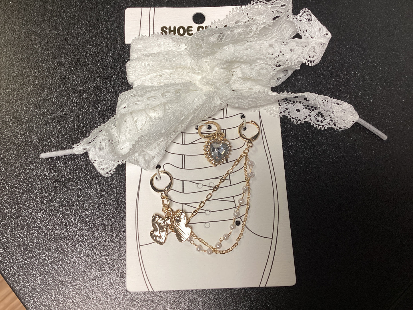 Lace Shoe Charm Set