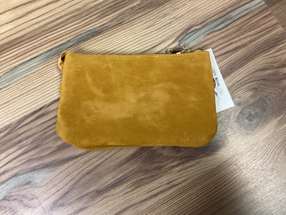 Faux Suede Wristlet/Crossbody