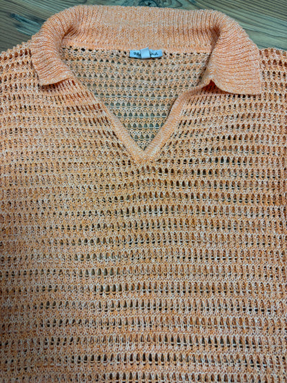 Cantaloupe Collared Knit