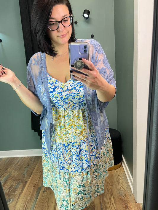 Floral Breezy A Line Dress