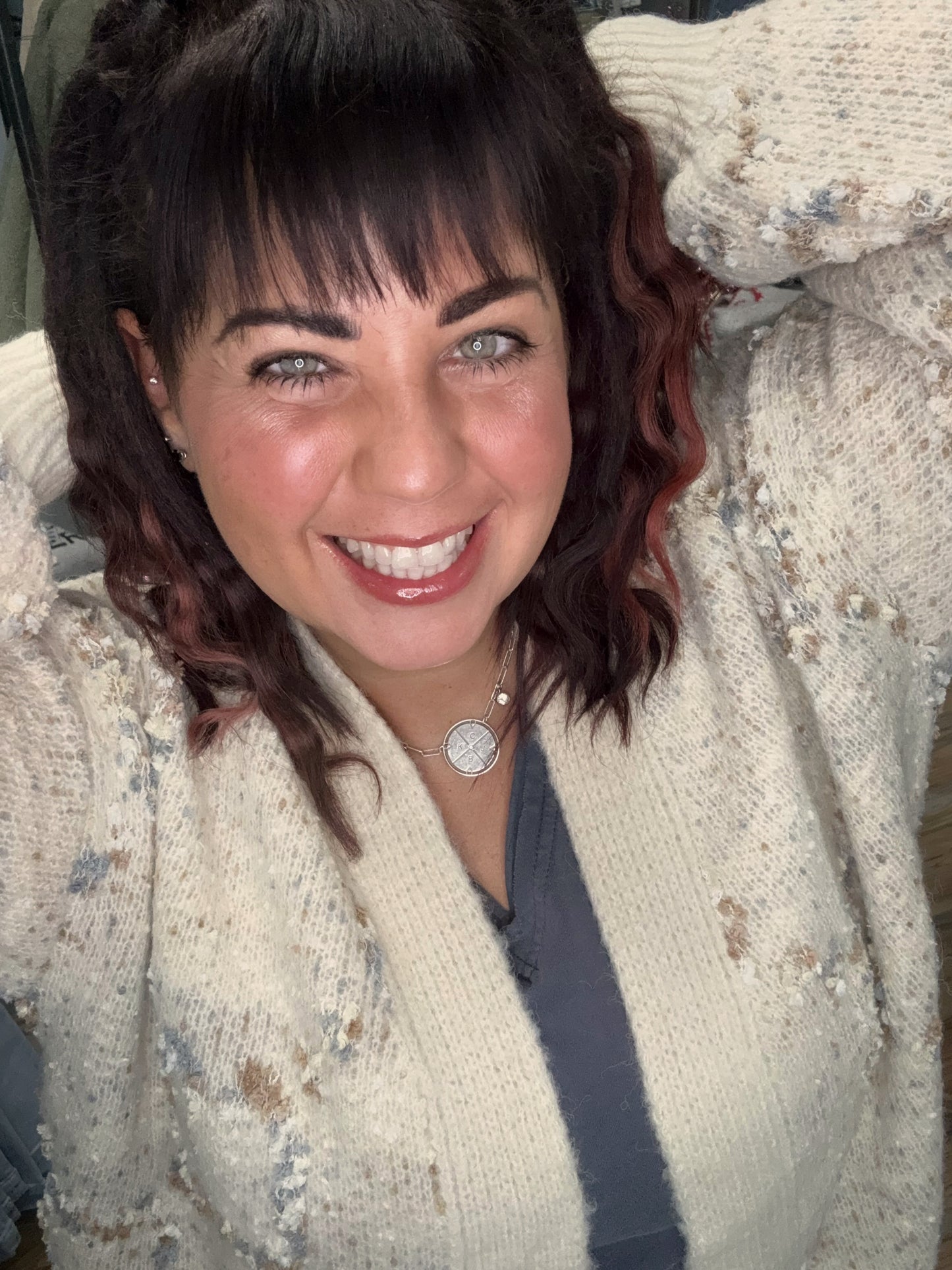 Oatmeal Open Cardigan