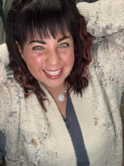 Oatmeal Open Cardigan