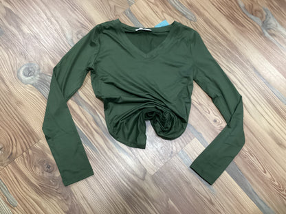 Zenana Softy V Neck Green