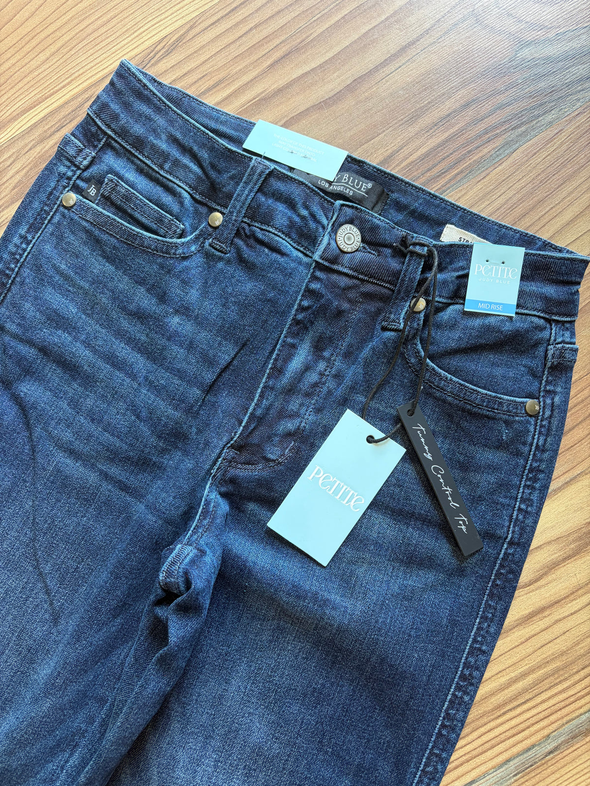 Judy Blue Dark Mid Rise Petite