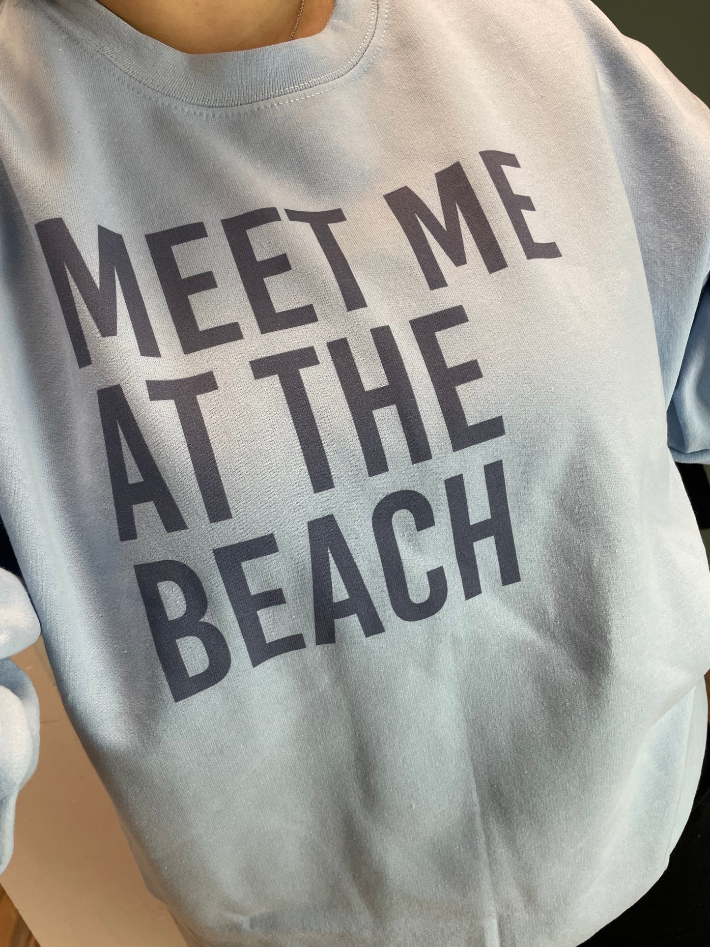 Meet At The Beach Crewneck