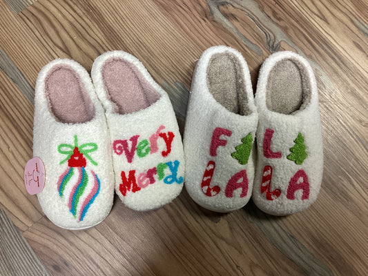 Winter Holiday Slippers