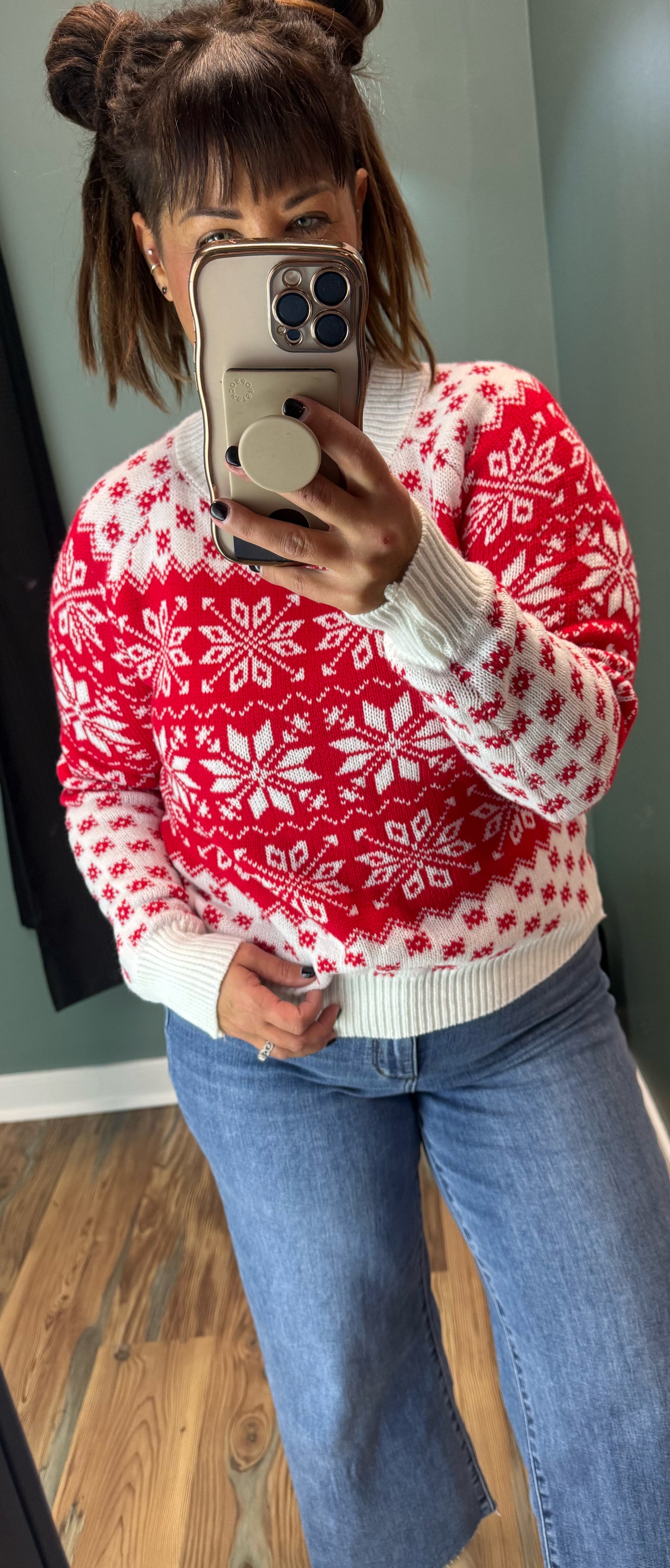 Vintage Snowflake Sweater