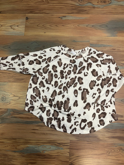 Leopard Waffle Long Sleeve