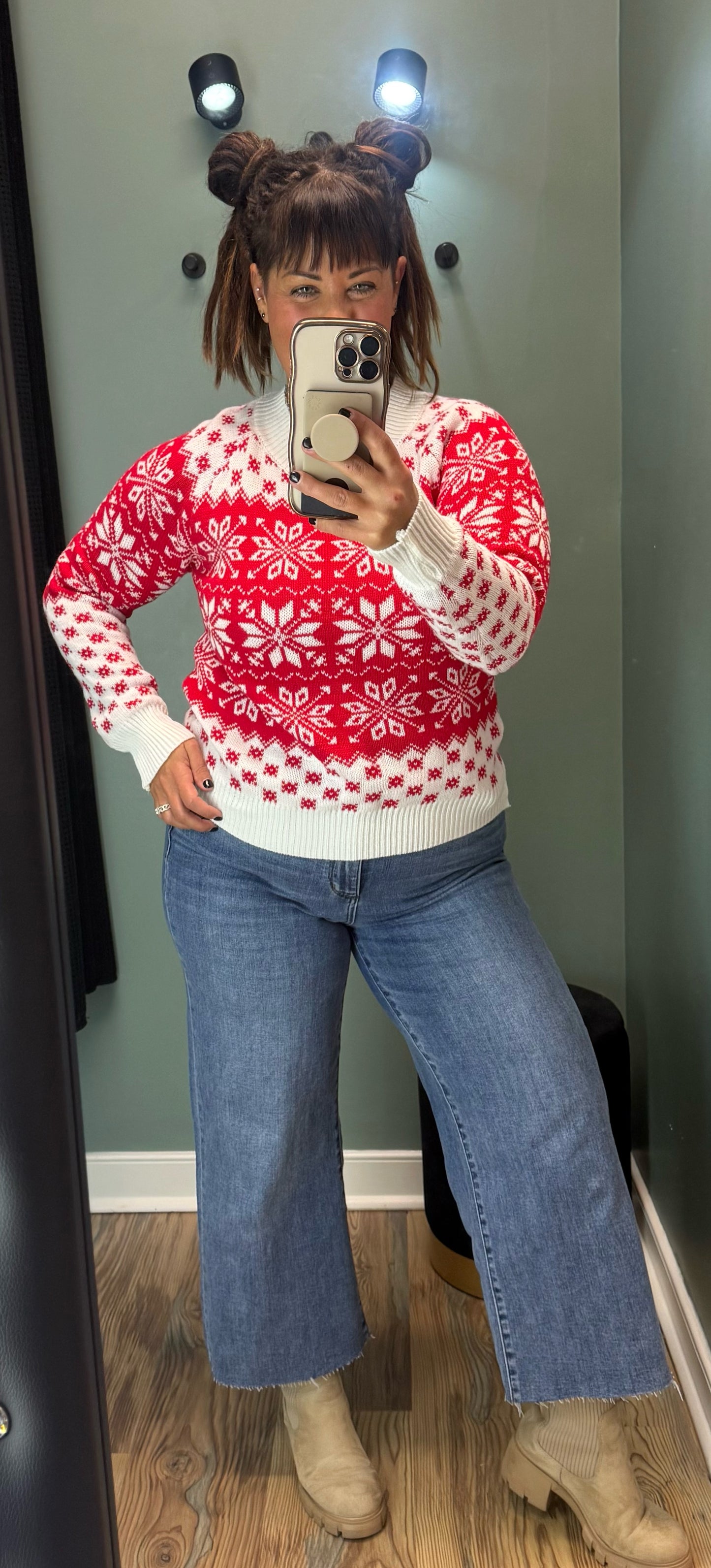Vintage Snowflake Sweater