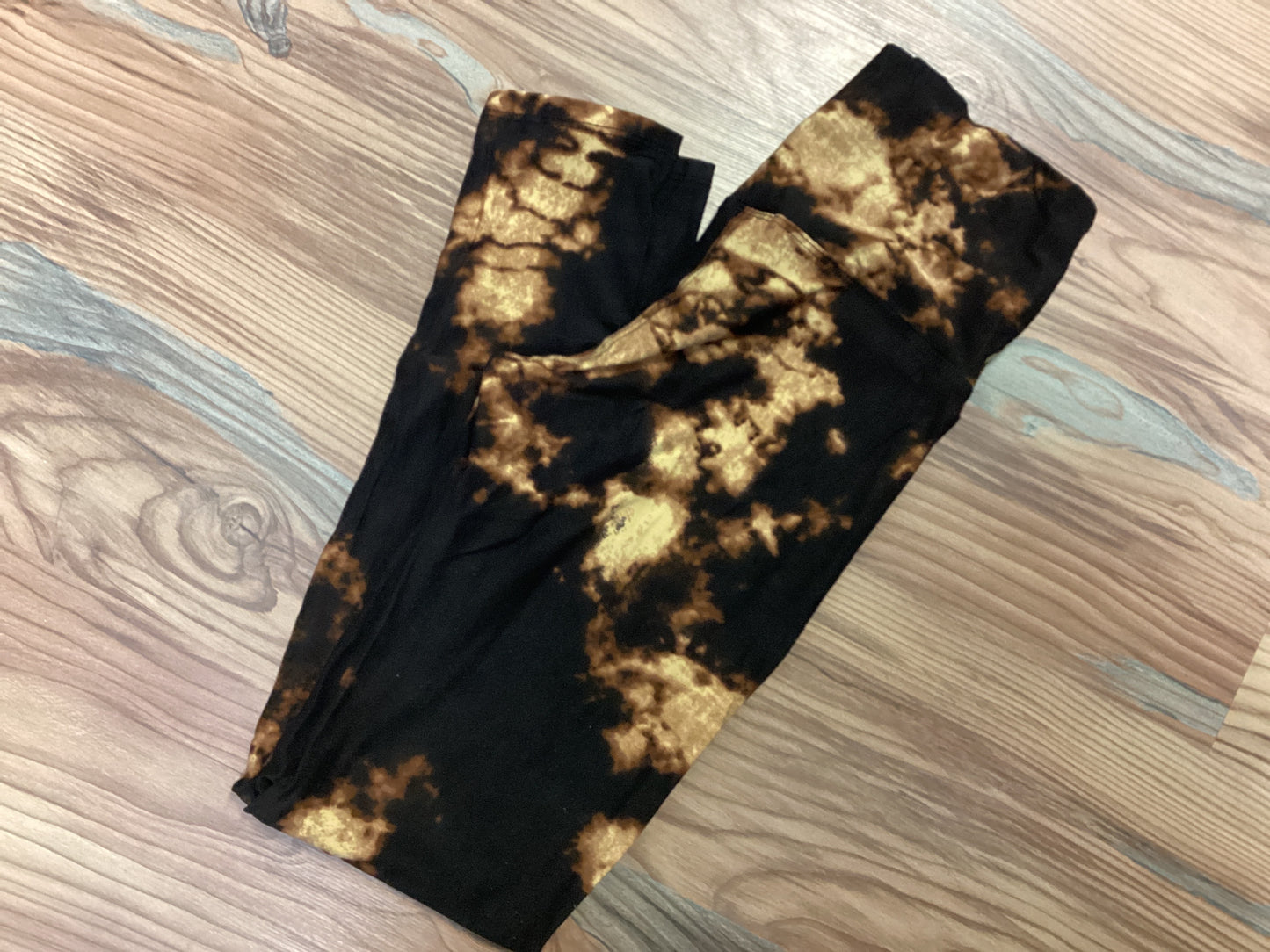 Acid Wash Tie Dye Leggings