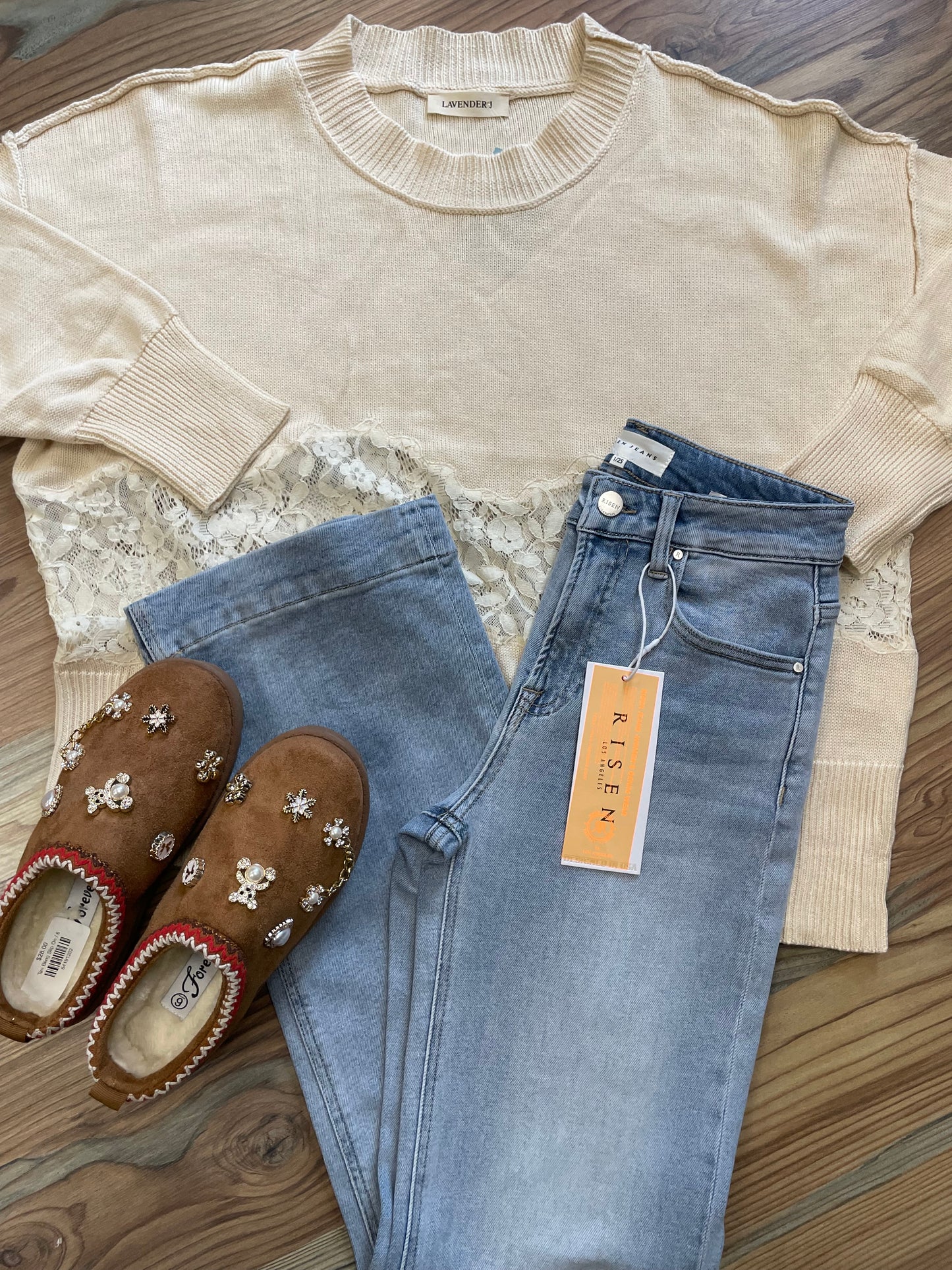 Risen High Rise Light Straight