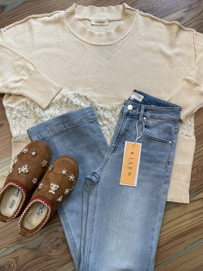 Risen High Rise Light Straight