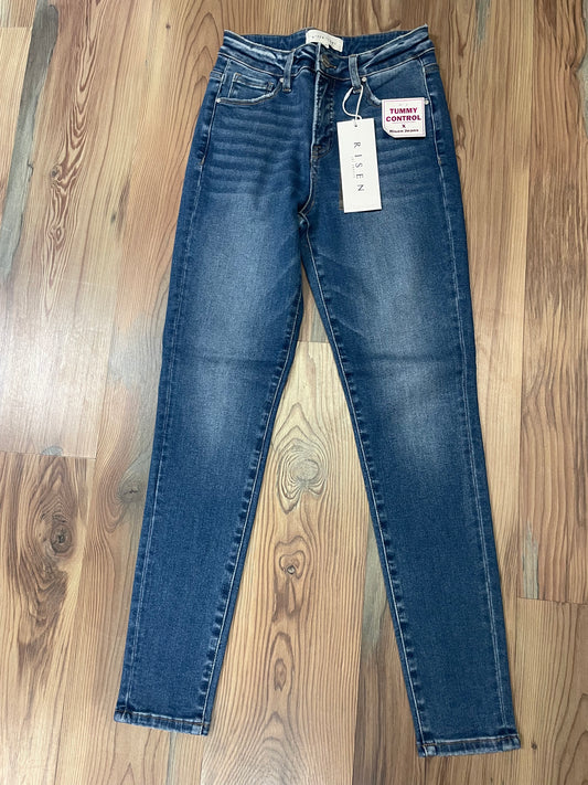 Risen Tummy Control Mid Rise Skinny Ankle