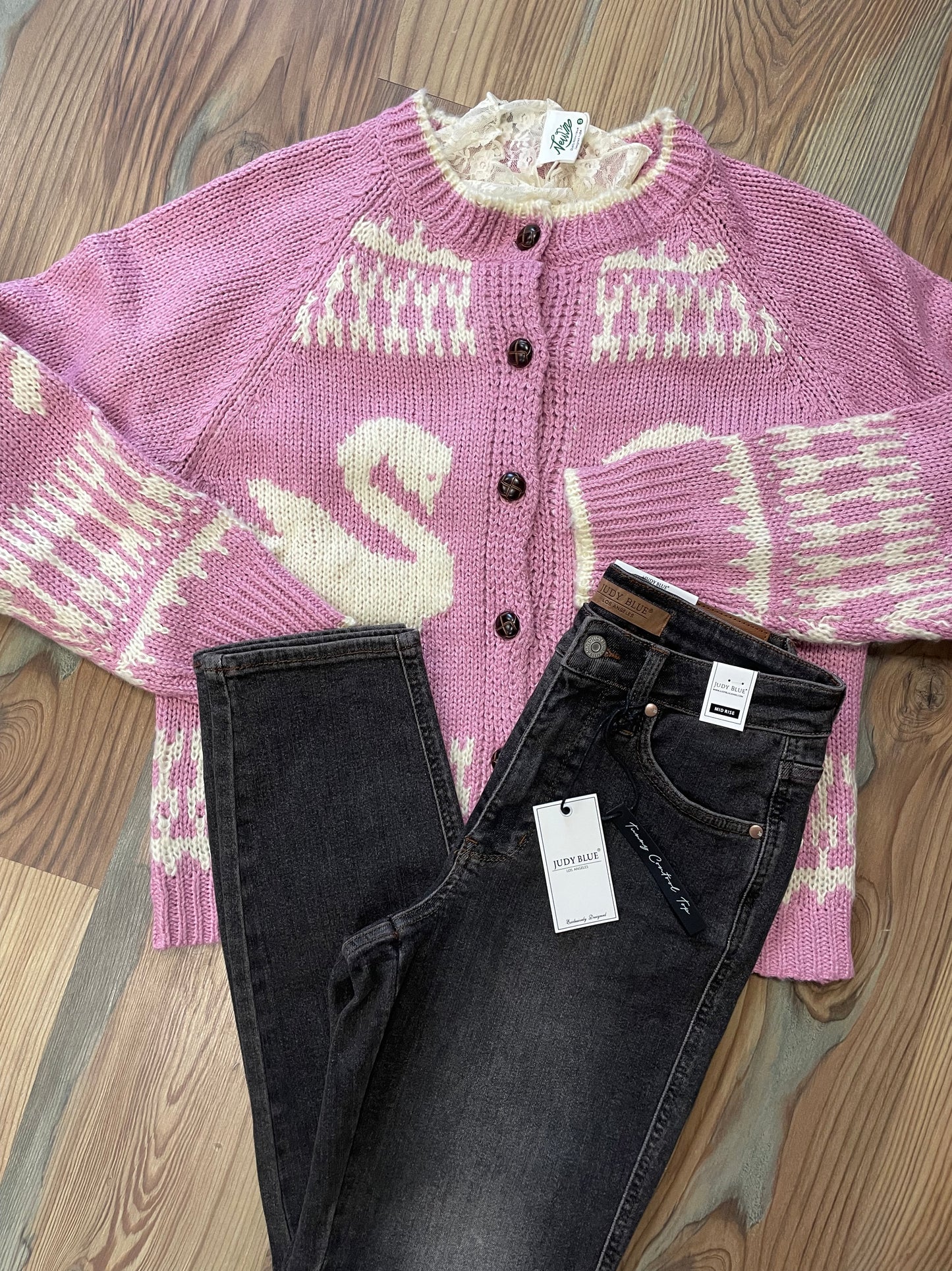 Mid Rise Tummy Control Judy Blue Washed Black Slim Fit