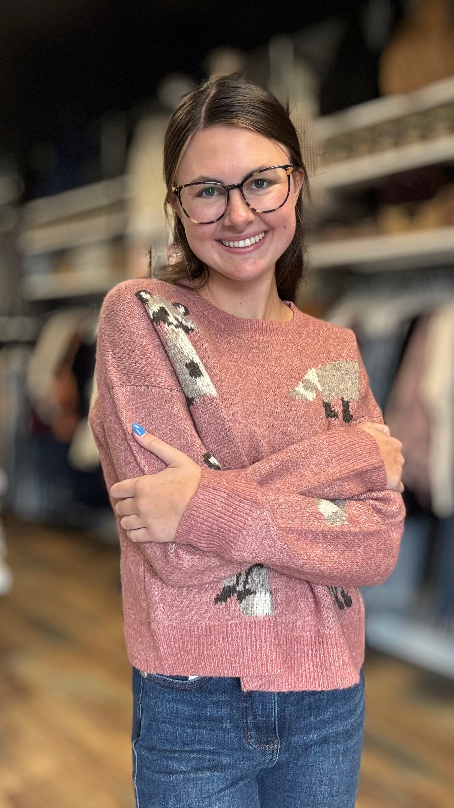 Raccoon Mauve Knit