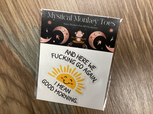 Good Morning Sticker