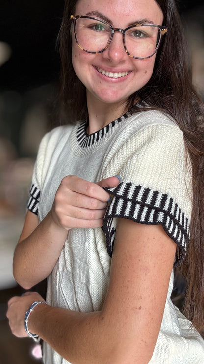 Beige Ruffle Short Sleeve