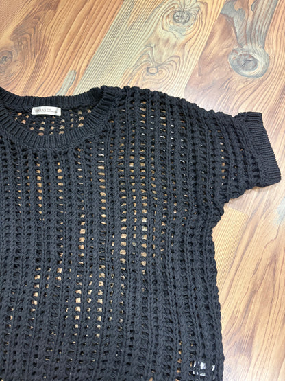 Black Net Top