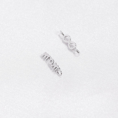 Sterling Silver Mom Script Charm