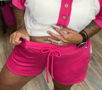Hot Pink Lounge Shorts