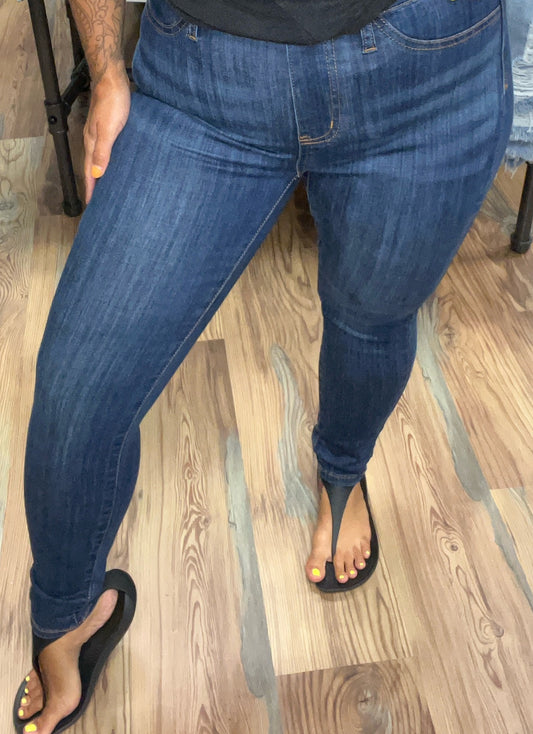 Judy Blue Stretch Pull On Skinny Jeans